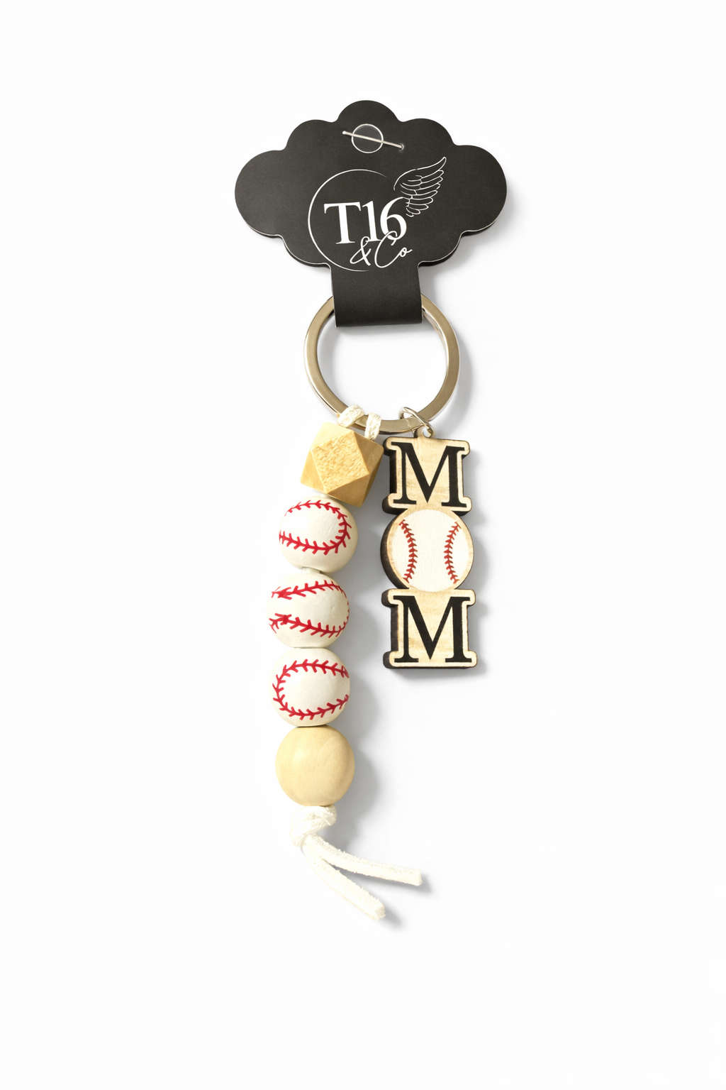 Baseball Mom Keychain