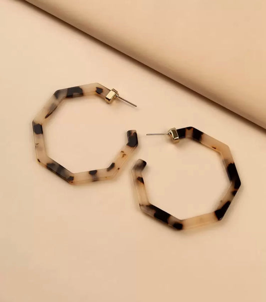 Tortoiseshell Hoops