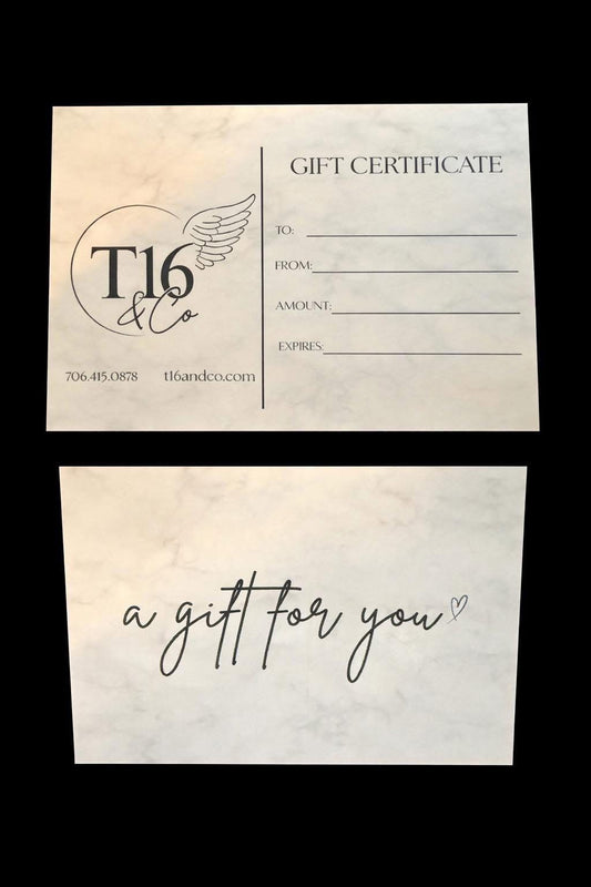 Gift Certificate