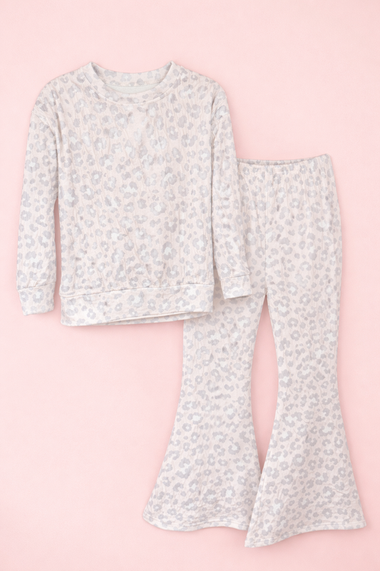 Girls Leopard Active Set