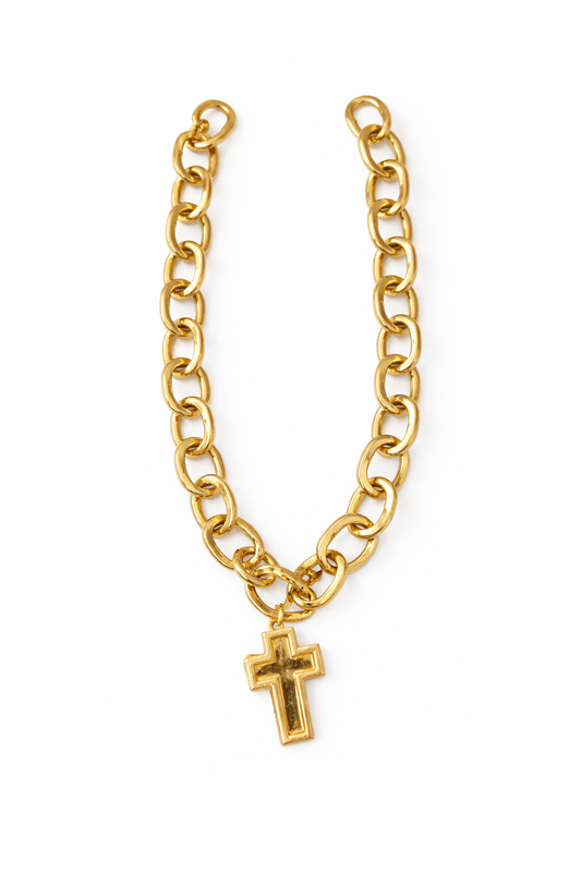 Gold Cross Necklace